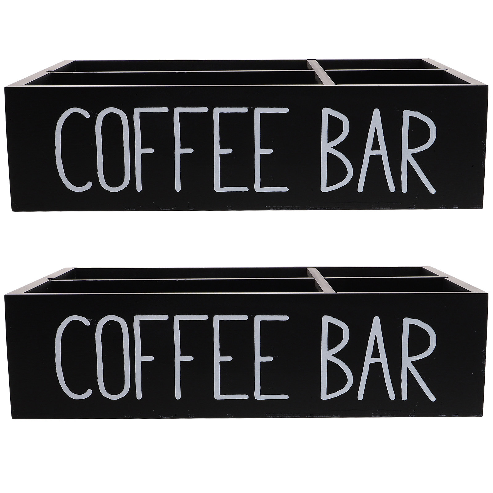 2Pcs Coffee Station Organizer  - đánh giá và giá Coffee Tea Sugar