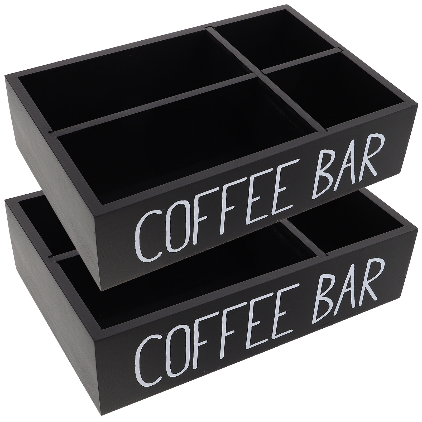 2Pcs Coffee Station Organizer  - đánh giá và giá Coffee Tea Sugar