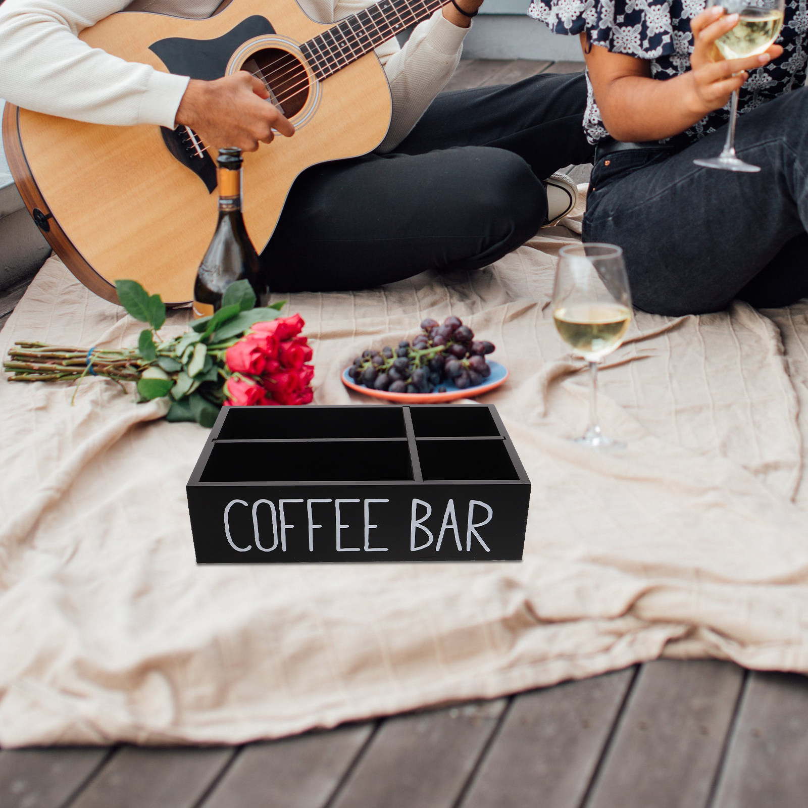 2Pcs Coffee Station Organizer  - đánh giá và giá Coffee Tea Sugar