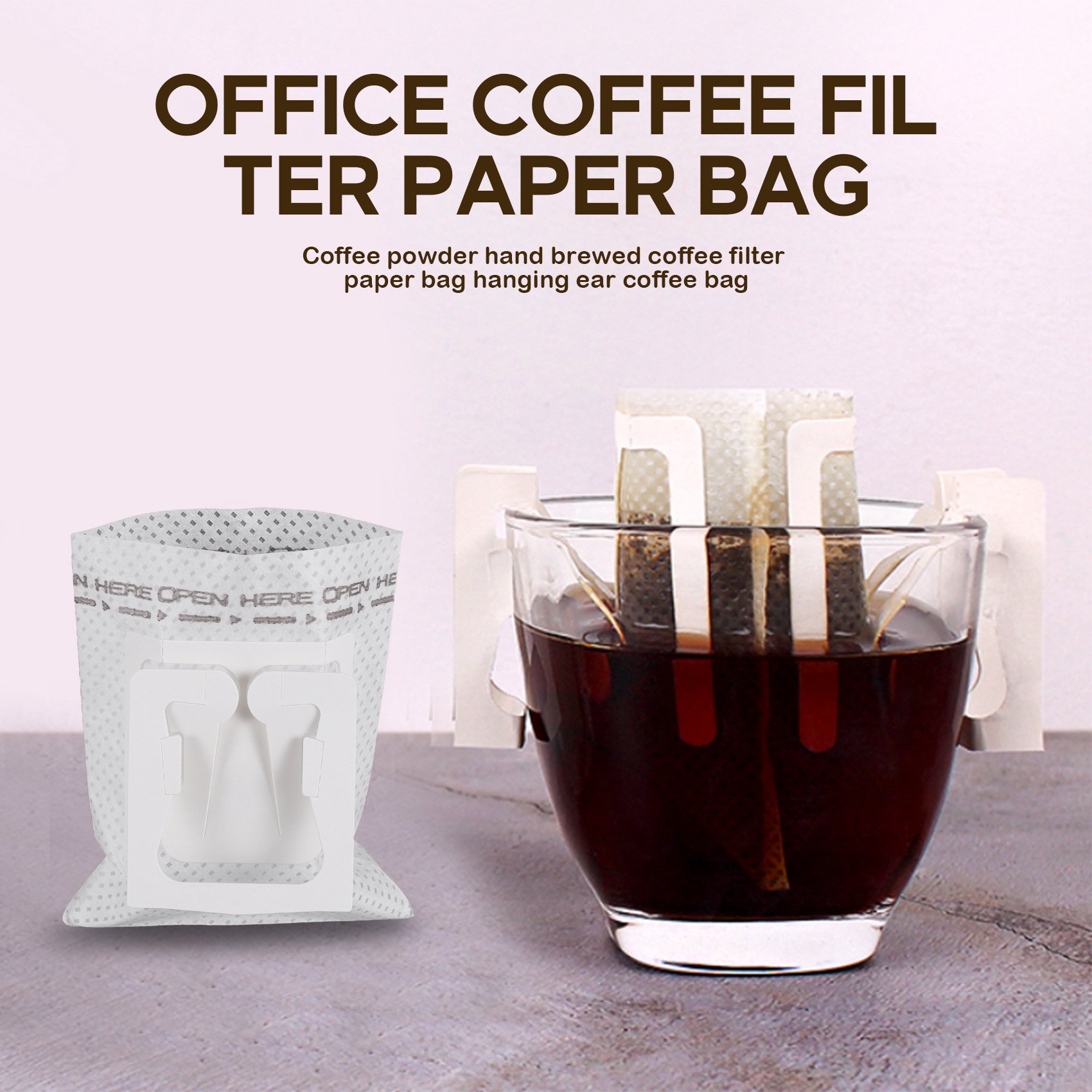 50Pcs / Pack Drip Coffee Filte - đánh giá và giá Coffee Tea & Jane