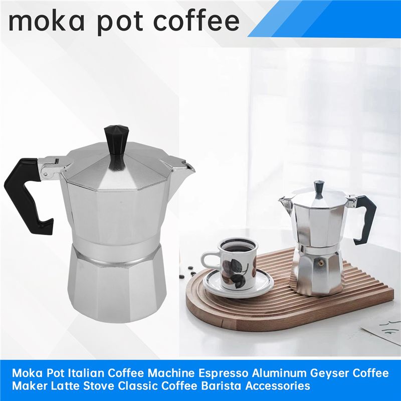 A92P Moka Pot Italian Coffee M - đánh giá và giá Moka Pot Stove