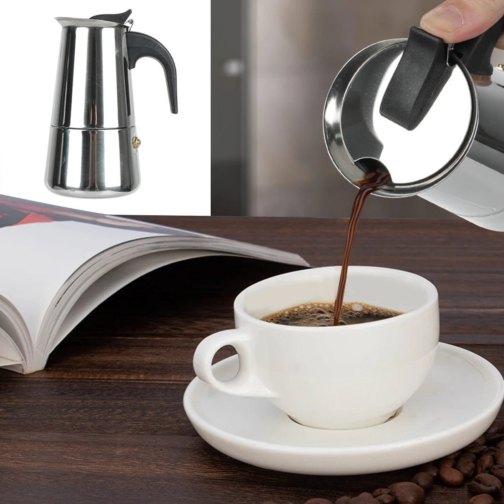 Premium Stainless Steel Moka C - đánh giá và giá Moka Pot Stove