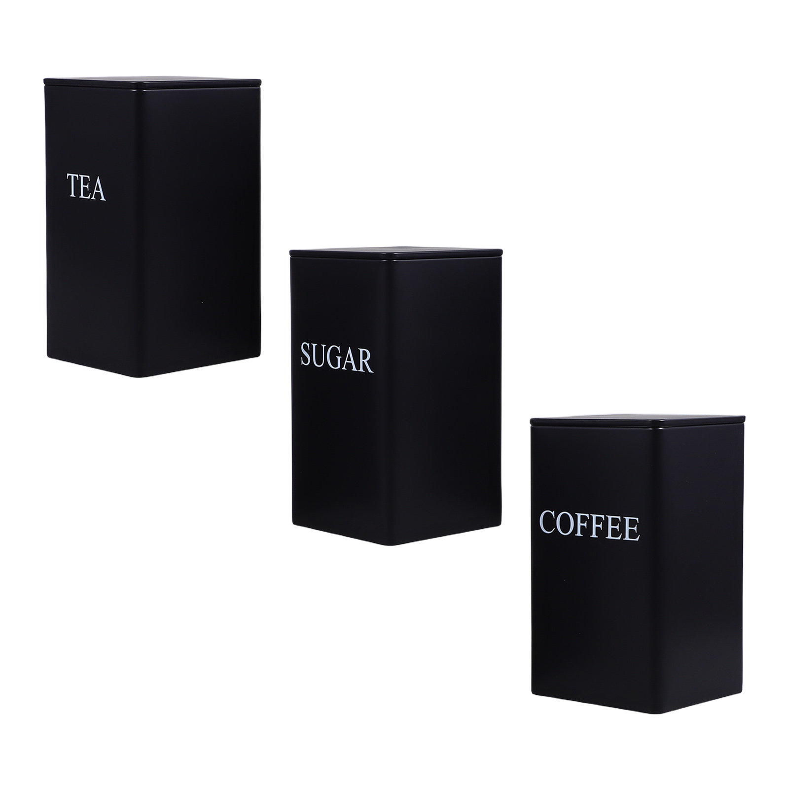 3Pcs Kitchen Storage Canisters - đánh giá và giá Coffee Tea Sugar