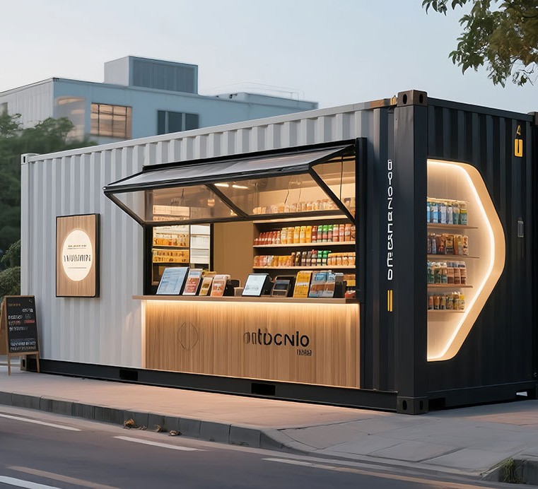 Prefab Container Coffee Shop M - đánh giá và giá Coffee Tea With Milk