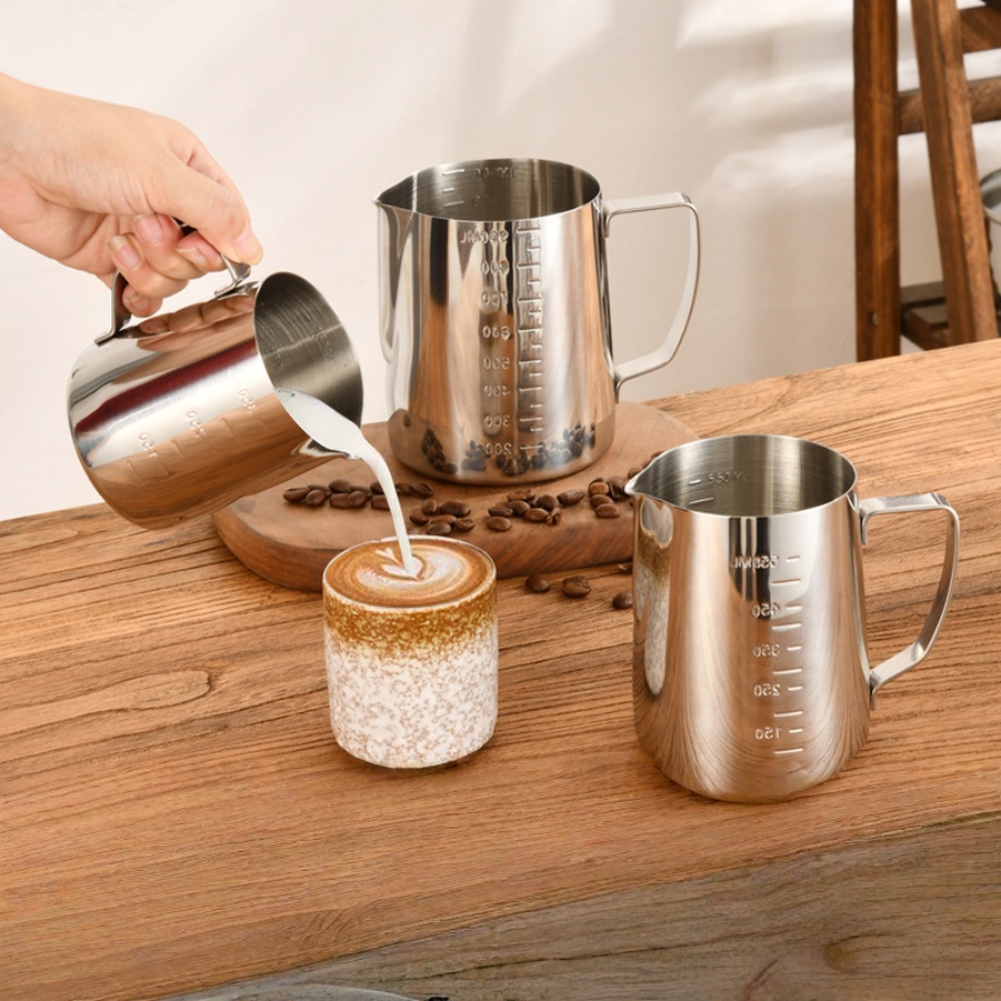 Milk Frothing Pitcher Espresso - đánh giá và giá Barista Milk Jug
