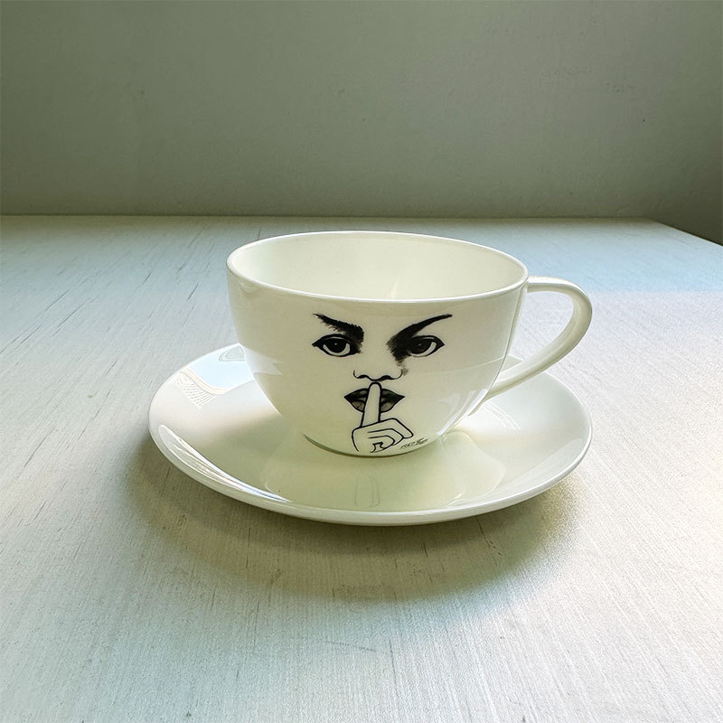 Ceramic Cup Hand Drawn Charact - đánh giá và giá Coffee Tea Images