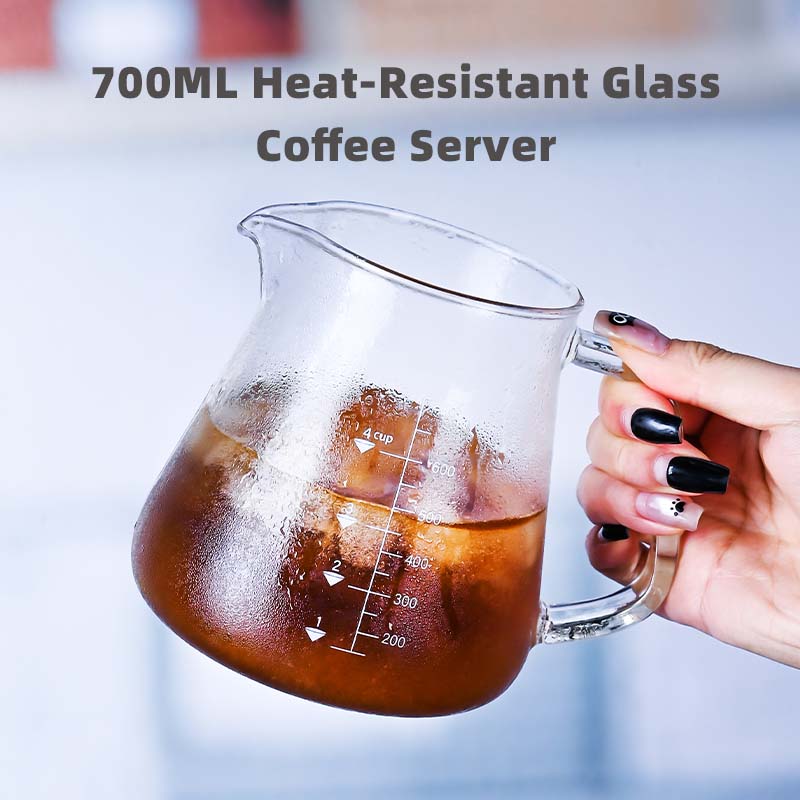 New High Borosilicate 700ml  G - đánh giá và giá Coffee Tea And Sugar Set