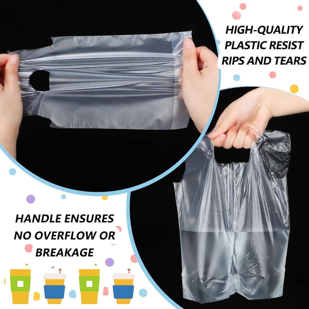200 Clear Plastic Cup Carrier  - đánh giá và giá Coffee Tea Images