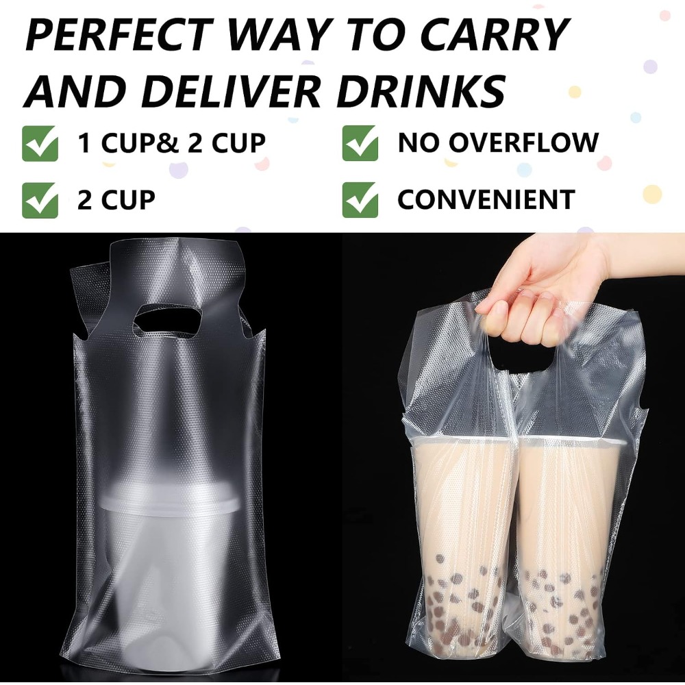 200 Clear Plastic Cup Carrier  - đánh giá và giá Coffee Tea Images