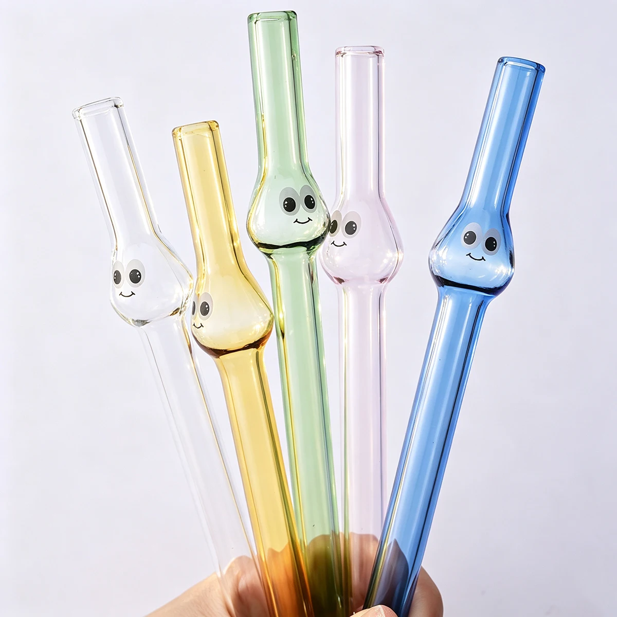4pcs Wide 12mm Glass Straw Set - đánh giá và giá Coffee Tea And Sugar Set