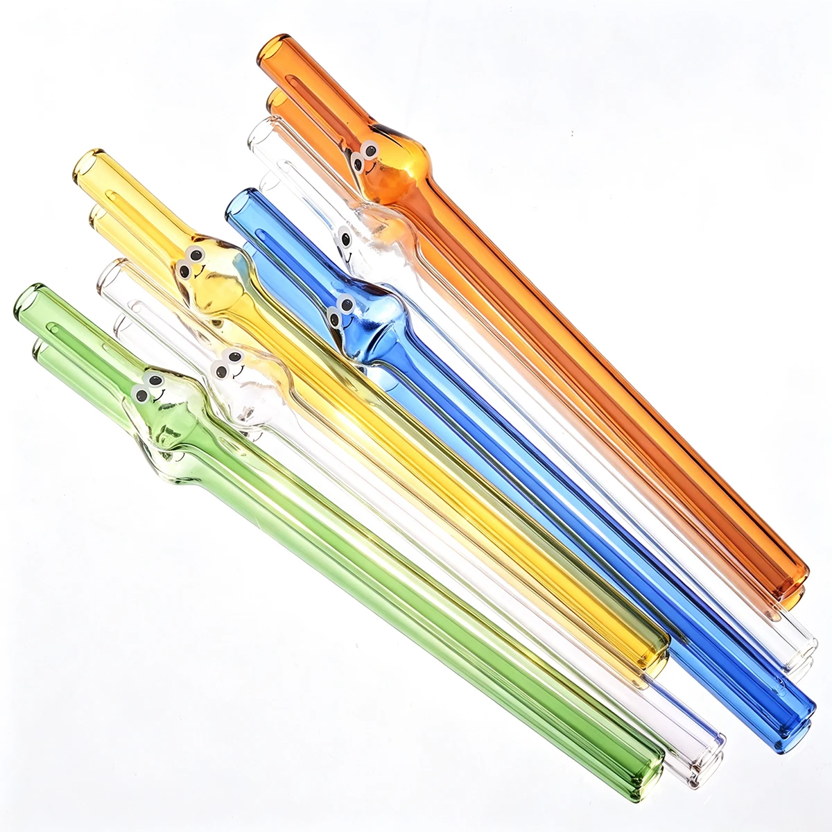 4pcs Wide 12mm Glass Straw Set - đánh giá và giá Coffee Tea And Sugar Set