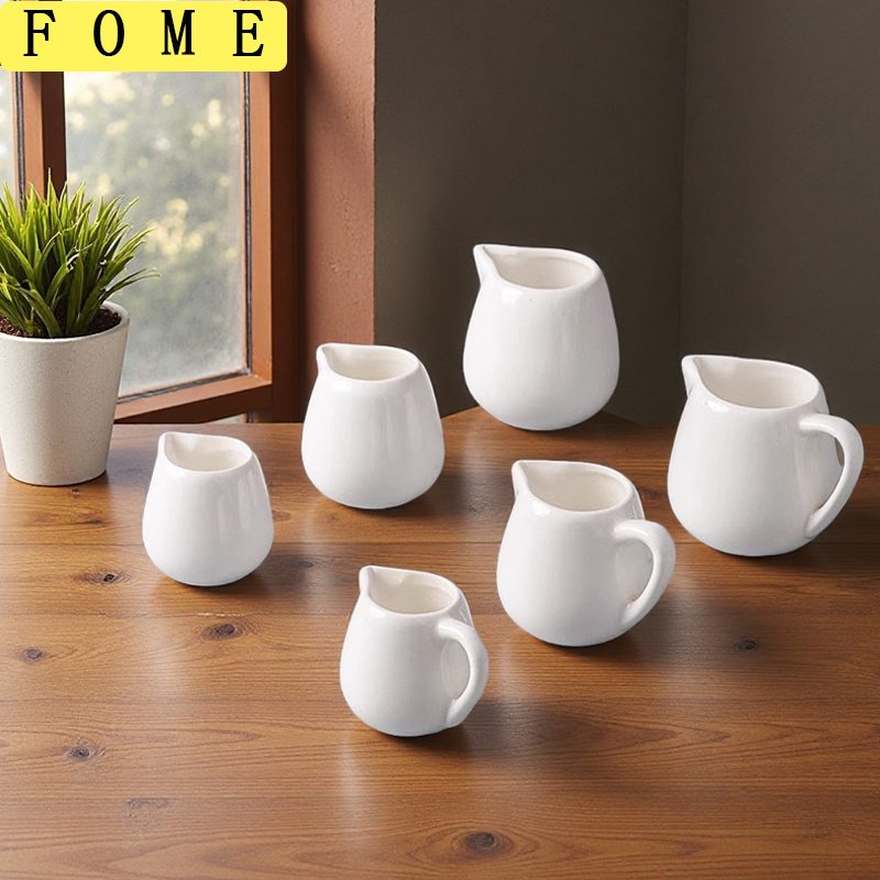 FOME Mini Ceramic Milk Jug Wit - đánh giá và giá Barista Milk Jug