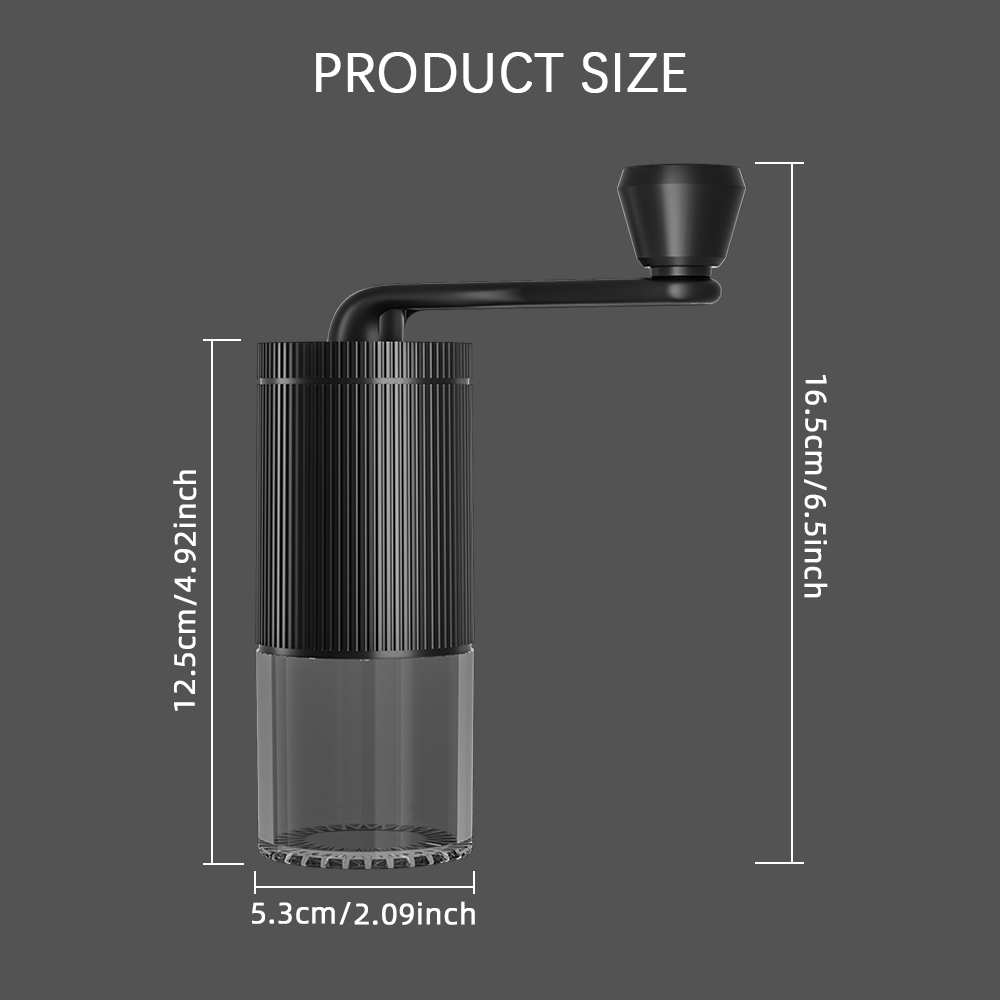 Mini Coffee Bean Grinder Manua - đánh giá và giá Burr Hand Grinder