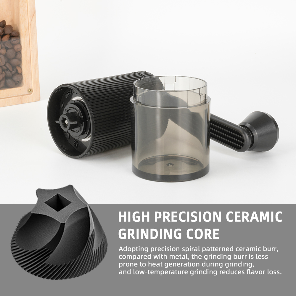 Mini Coffee Bean Grinder Manua - đánh giá và giá Burr Hand Grinder